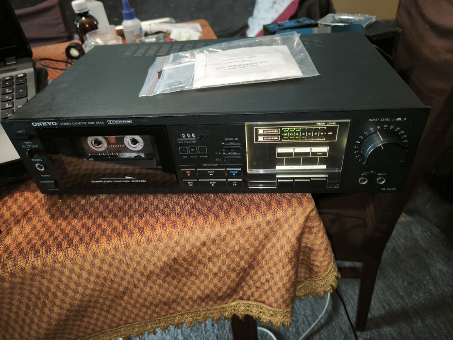 Casetofon Deck Hi-Fi ONKYO – Recent Servisat (Curele și Idler noi)