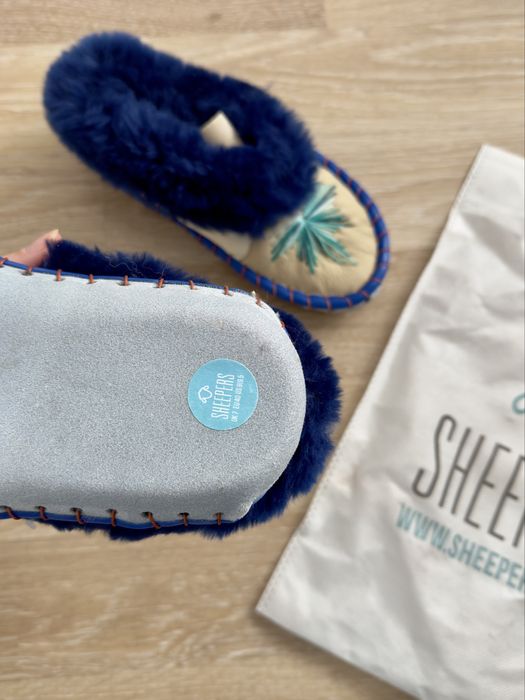 Нови Пантофи - Овча Кожа - С етикет