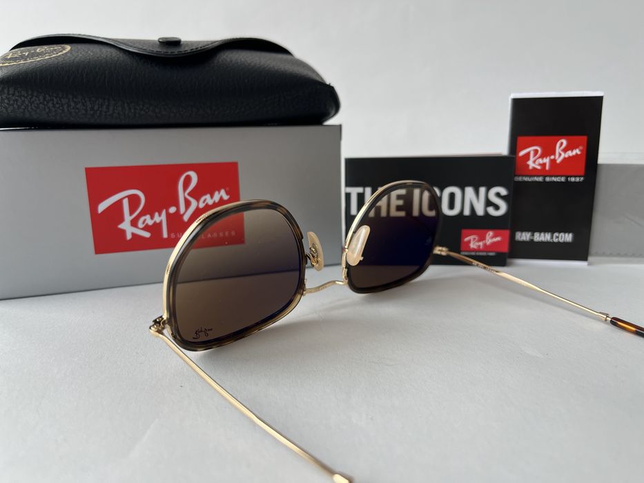 Ochelari de soare Ray Ban 3548M Hexagon Noi