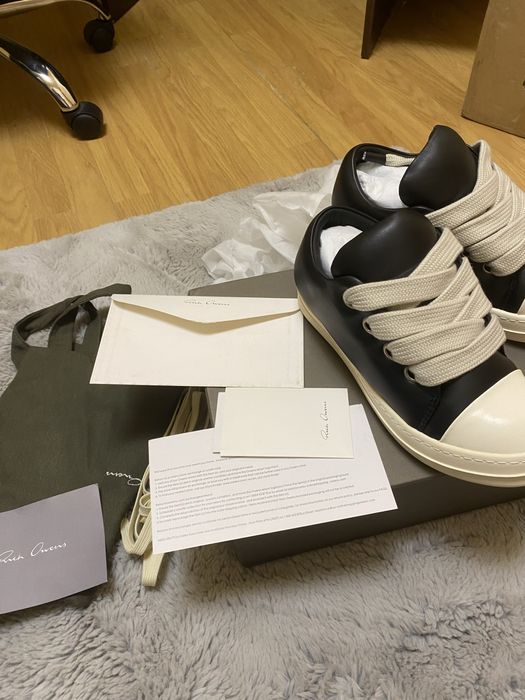Rick Owens Jumbo Laces Low