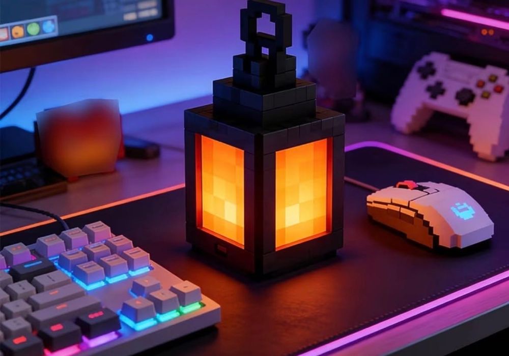 Лампа Minecraft