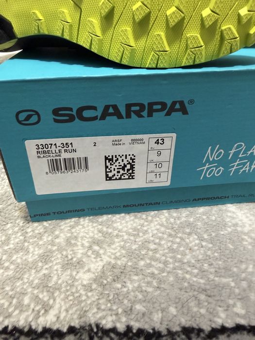 Scarpa ribelle run trail marimea 43