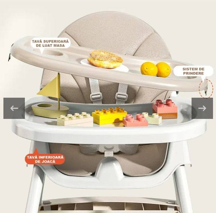 Scaun masa bebe nou