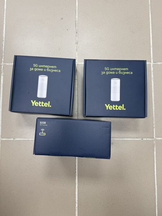 Безжични рутери Yettel ZTE G5B 5G - чисто нови