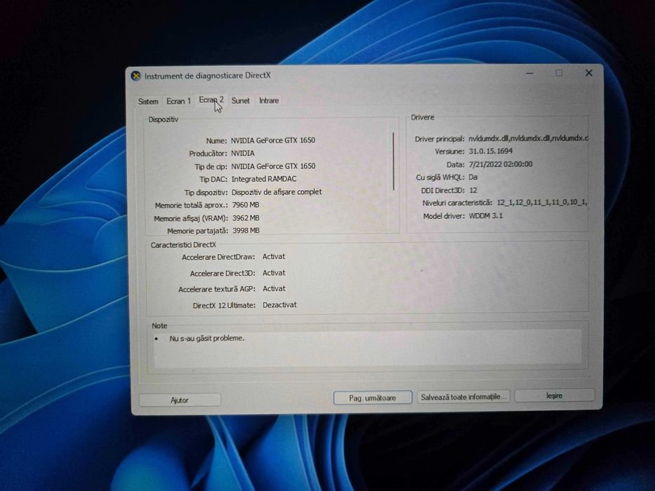 Laptop Asus TUF Gaming, Ryzen 7, RTX 1650