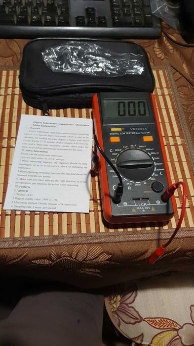 Професионален Мултиметър LCR VC6243A+