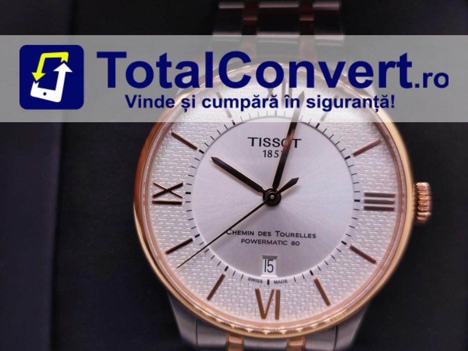 Tissot Chemin des Tourelles Powermatic 80, Garantie 24 luni | #D90049