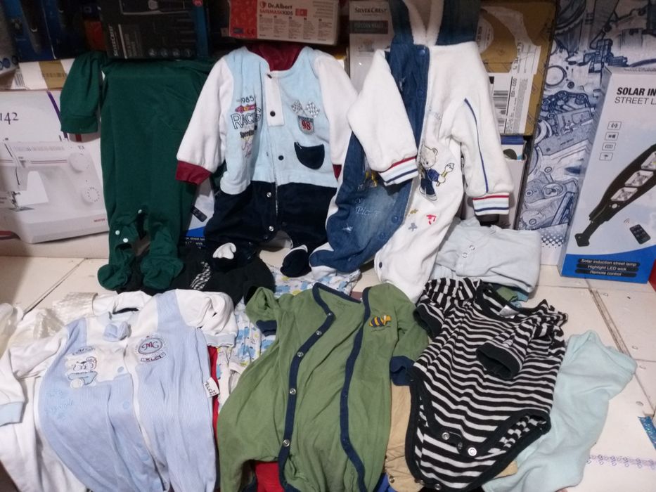 Lot 20 Articole Haine Bebe Nr 68-80 Toamna Iarna