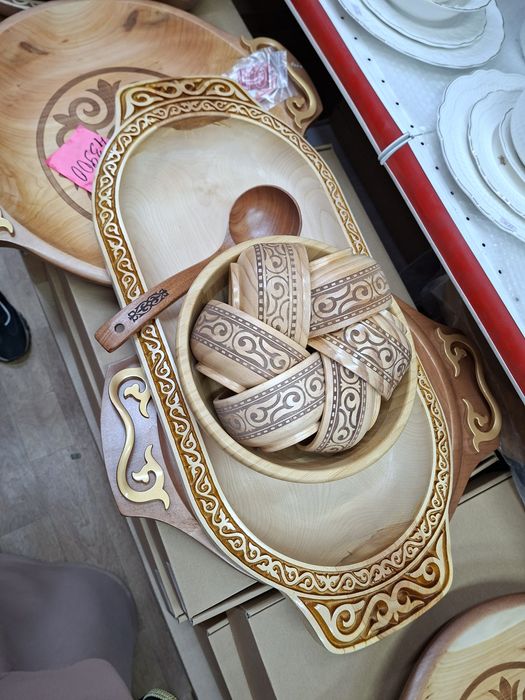 Астау, бас табақ, тегеш, кесе, ожау