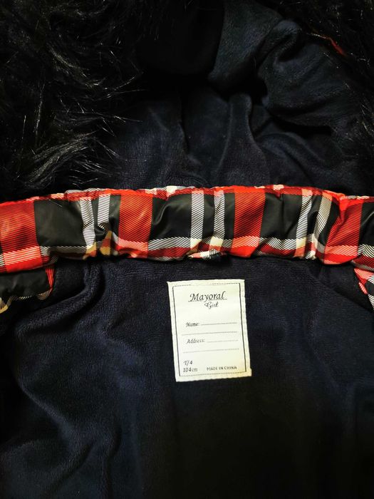 Детско зимно яке Moayoral Girl 104см