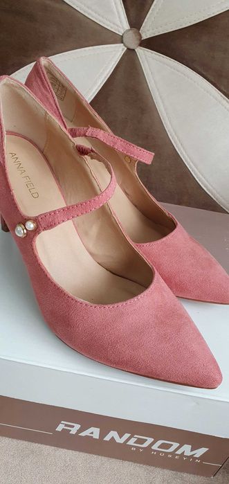 Pantofi de damă din piele întoarsă marca ,,ANNA FIELD",mărimea 37 -NOI