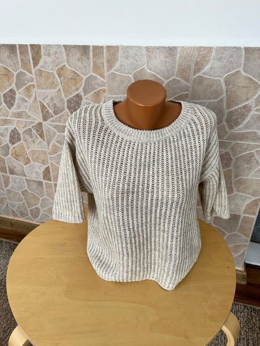 Bluza dama H&M cu puțin fir auriu