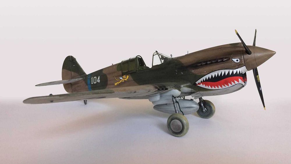 модель самолета Curtiss P-40 Tomahawk 1/72 NOVO СССР РАРИТЕТ!