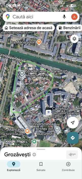 Caut loc de parcare de inchiriat Ranetti Residence Grozavesti