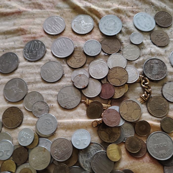 Colecție de monede și bacnote