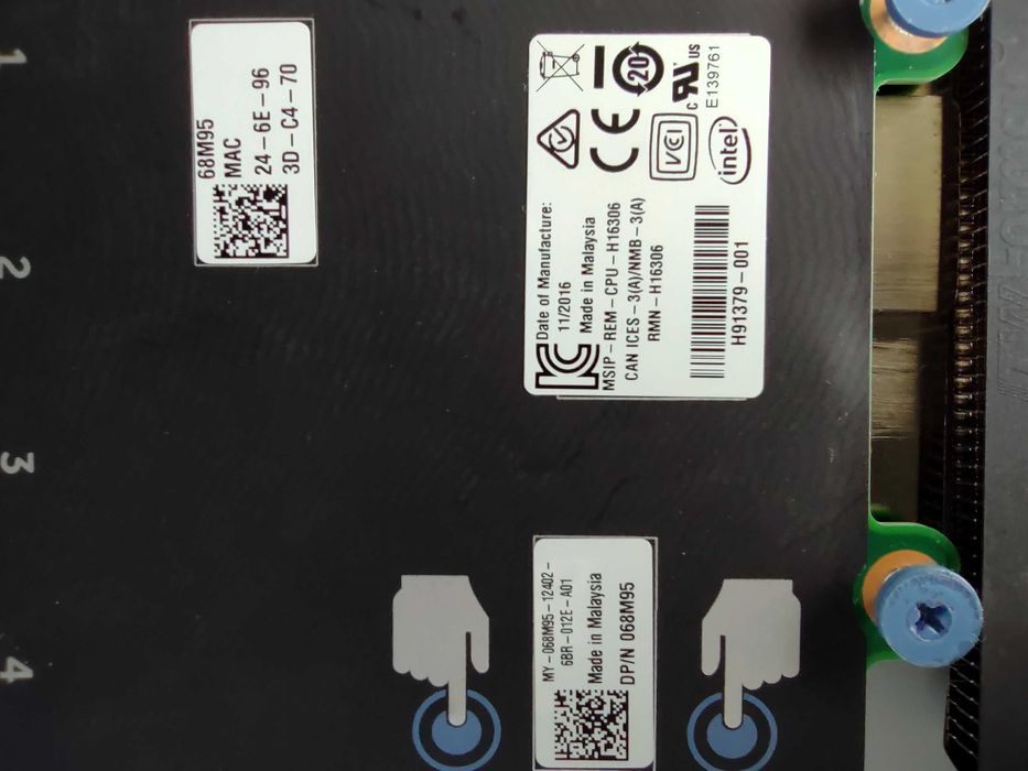 Intel X710-DA4 RNDC 4п SFP+ 10Gb Мрежов 68M95 за Dell R640 R740 R730 R