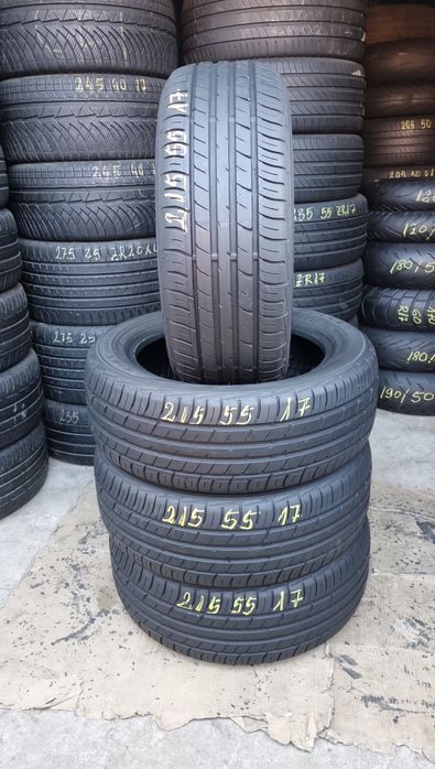 4 Anvelope Vară Falken 215 55 R17  Impecabile DOT0619.
