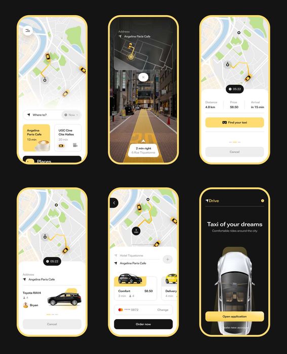 Mobil ilvova Yaratish - Taxi Proekt va boshqalar