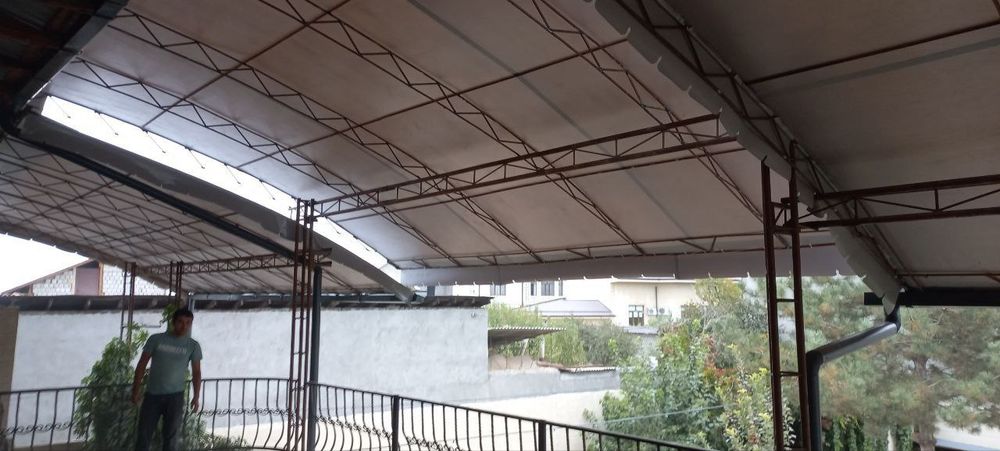 Баннер и тент. Чехол для бассёйна устанофка хизмати