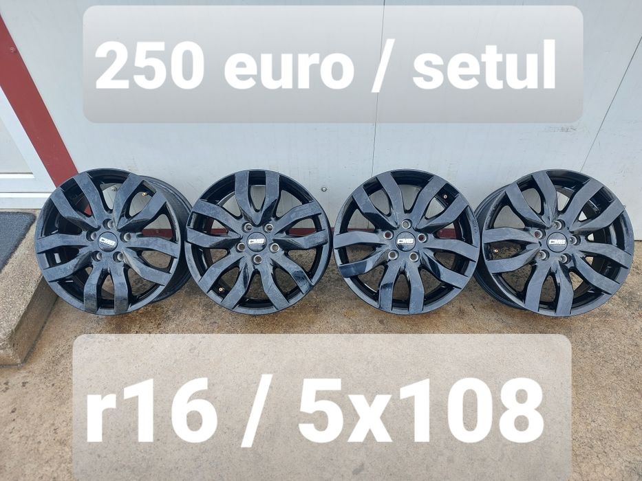 Jante aluminiu r16 / gama FORD / VOLVO / 5x108