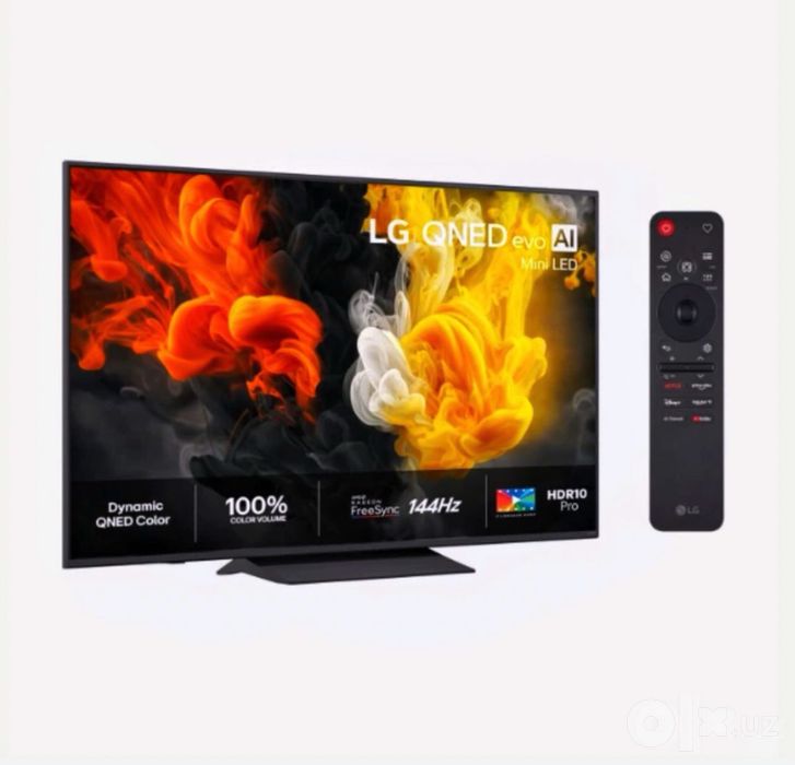 Телевизоры LG 55QNED 83B6A 120Hz  новинка (2026) . Для дома.