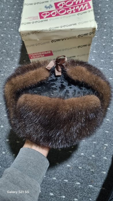 Мужская Норковая шапка СССР