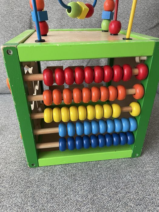 Детски дървен логически куб Pino