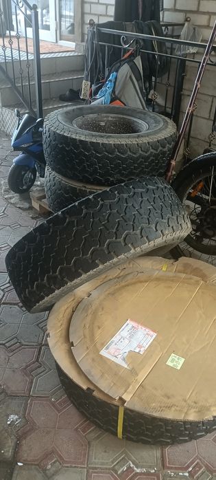 Шины с дисками на Prado 95