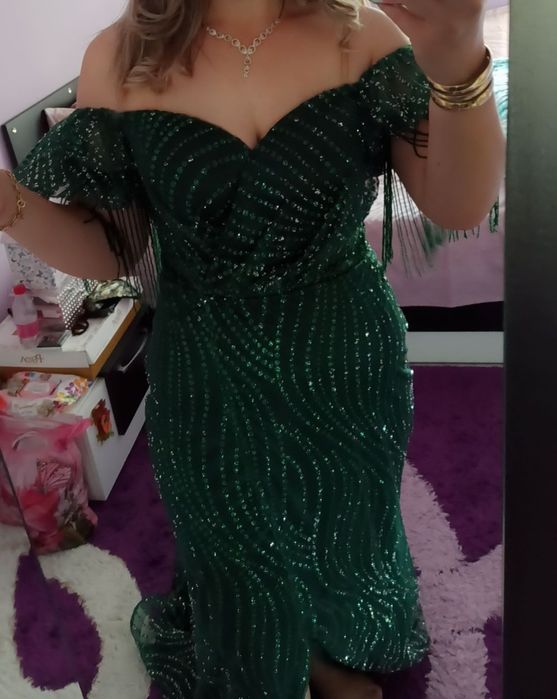 Официални блестящи дълги рокли