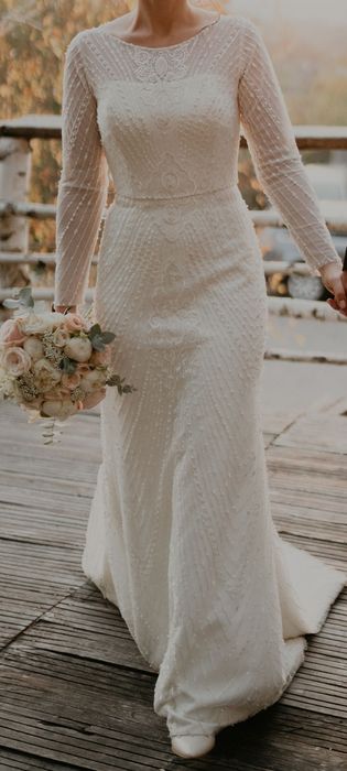 Rochie de mireasa + voal, Ligia Mocan