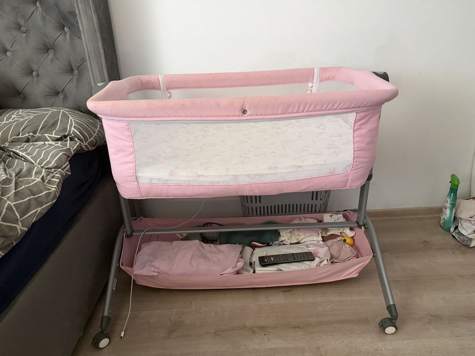 Patut co-sleeper Chipolino roz