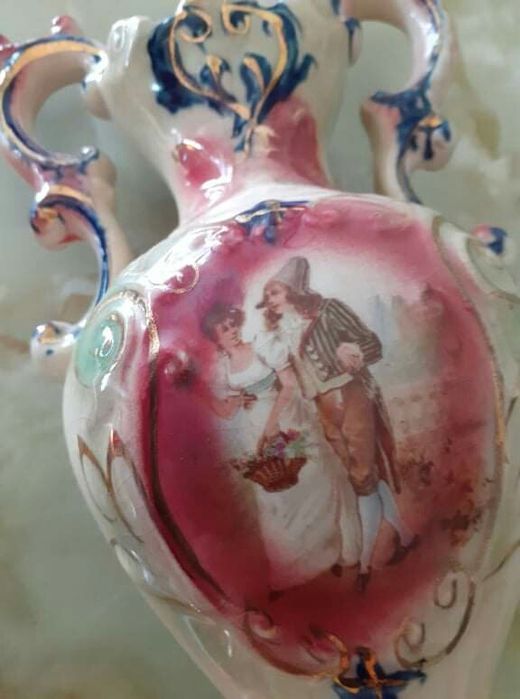 Двойка стари английски вази-Челси