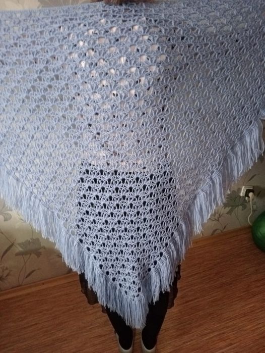 Шали на заказ крючком