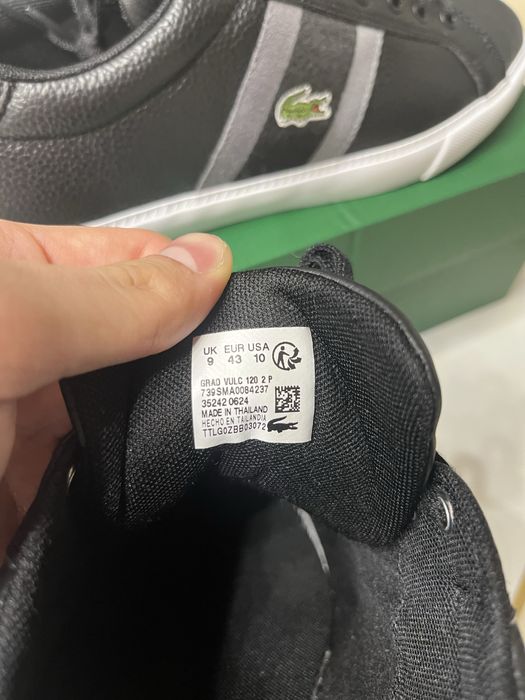 Кеды lacoste лакосте