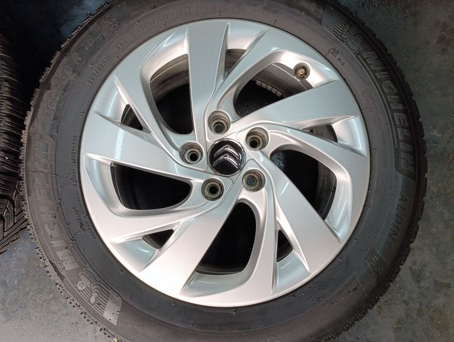 Jante originale Citroen C4 anvelope iarna Michelin 205 60 16 dot 2021