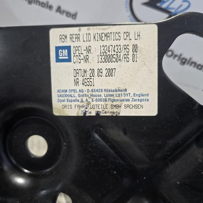 Balama haion decapotabil Opel Astra H Twintop