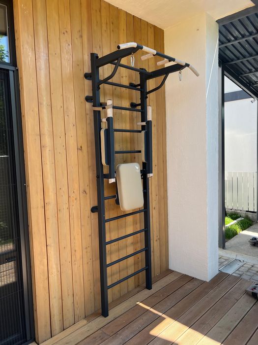 Шведские стенки, турники, брусья