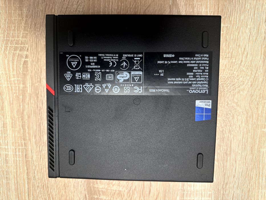 Lenovo ThinkCentre M600 Intel N3700 4Gb 128 Ssd+500 Gb Hdd