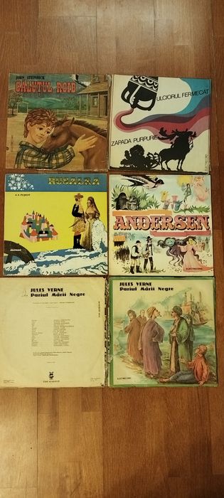 Discuri /Viniluri vechi românești cu povesti și basme