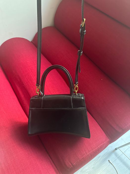 Balenciaga Hourglass черна чанта