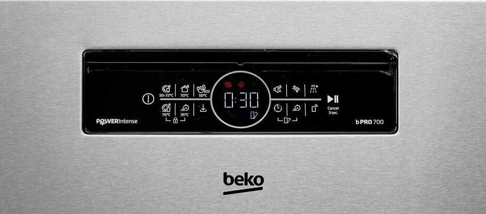 Съдомиялна за под плот BEKO BDDN36462XP 60см.