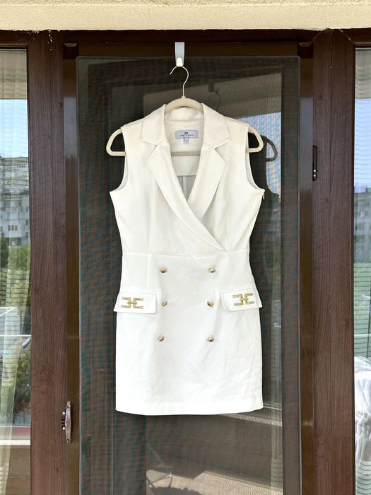 Рокля-сако Elisabetta Franchi (Made in Italy) - размер L, Отлично състояние / Оригинал