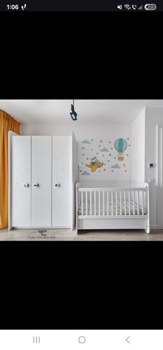 Pat bebe Alfemo 130x70 posibilitate set
