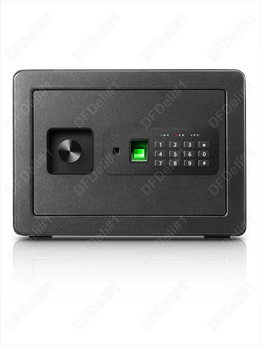 Сейф 250x350x250 Deli 33559 электронный код+ключ+отпечатком 10.1 кг