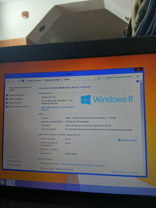 Laptop Asus Windows 8.1 Pro