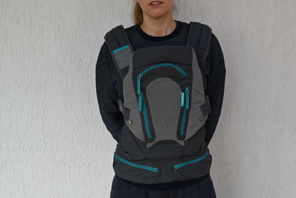 Infantino, marsupiu port-bebe 4in1 cu buzunare