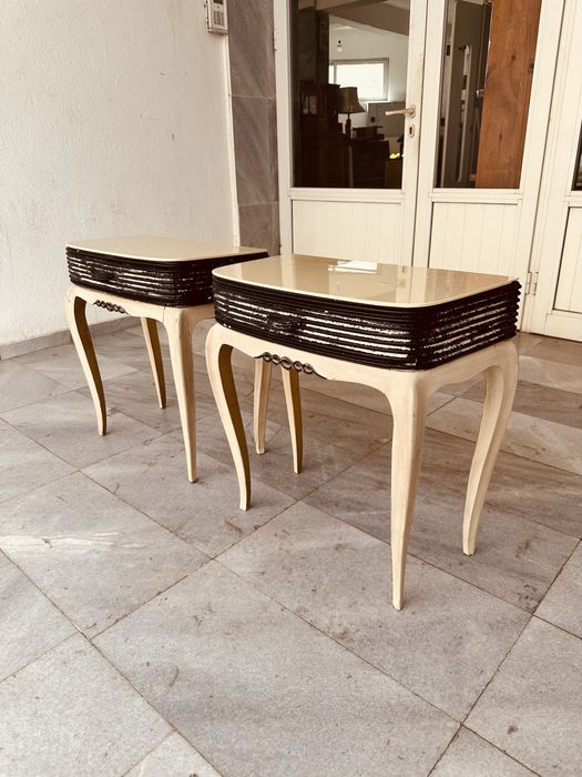 Италиански нощни шкафчета Art Deco (40–50 г.) – комплект 2 бр.