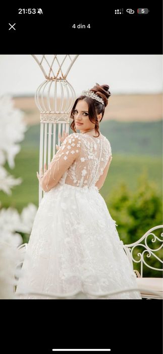 Vând rochie de mireasă