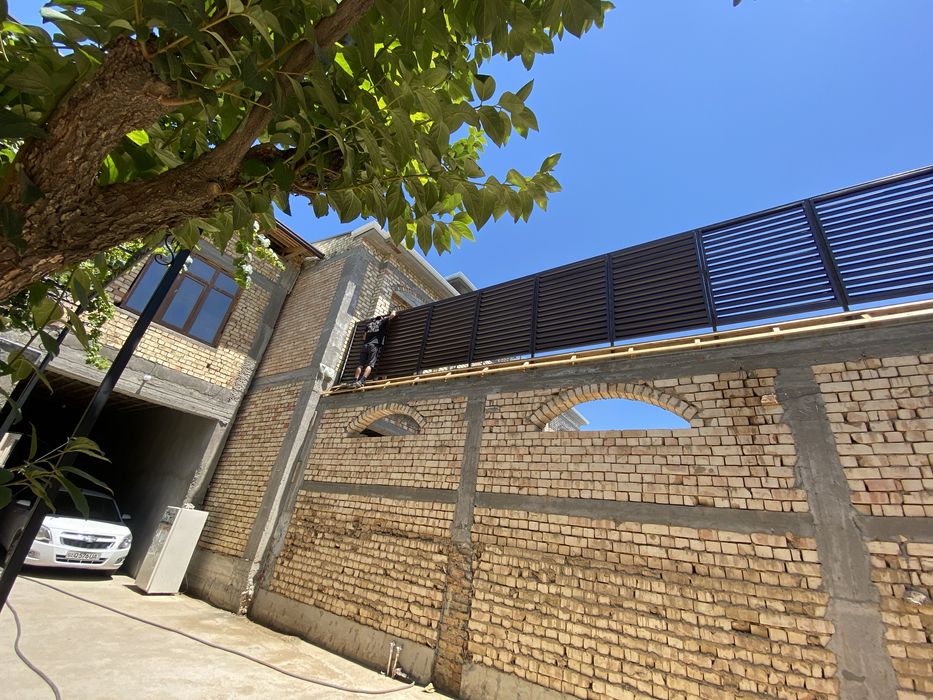 ЖАЛЮЗИ металлический забор перегаротка