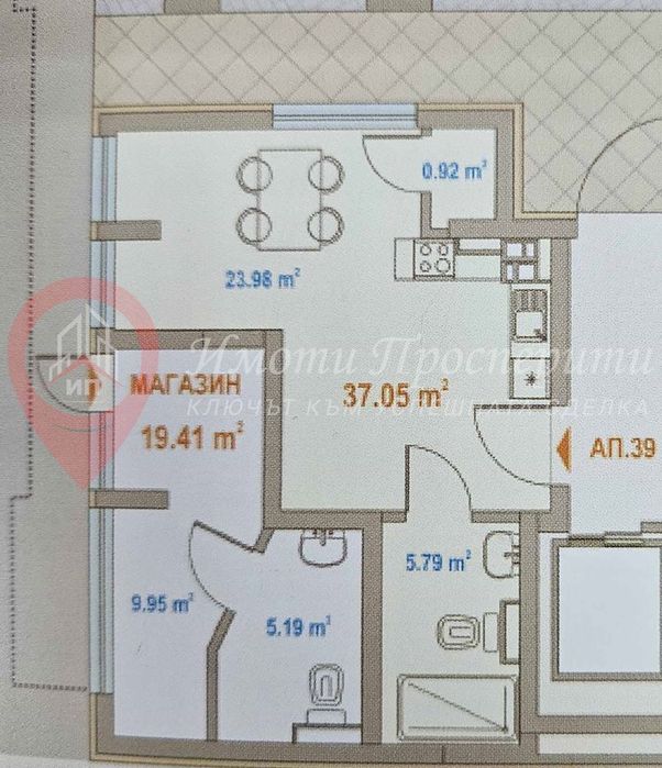 Магазин в София-Зона Б19 площ 85 цена 227000